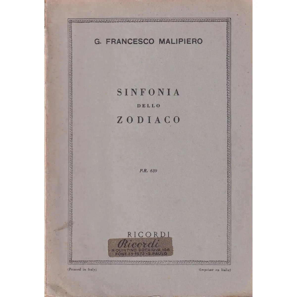 Sinfonia Dello Zodiaco