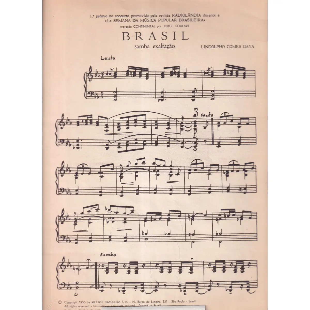 Brasil -Samba Exaltação
