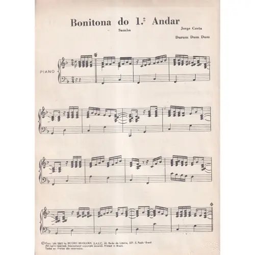 Bonitona Do 1.O Andar-Samba