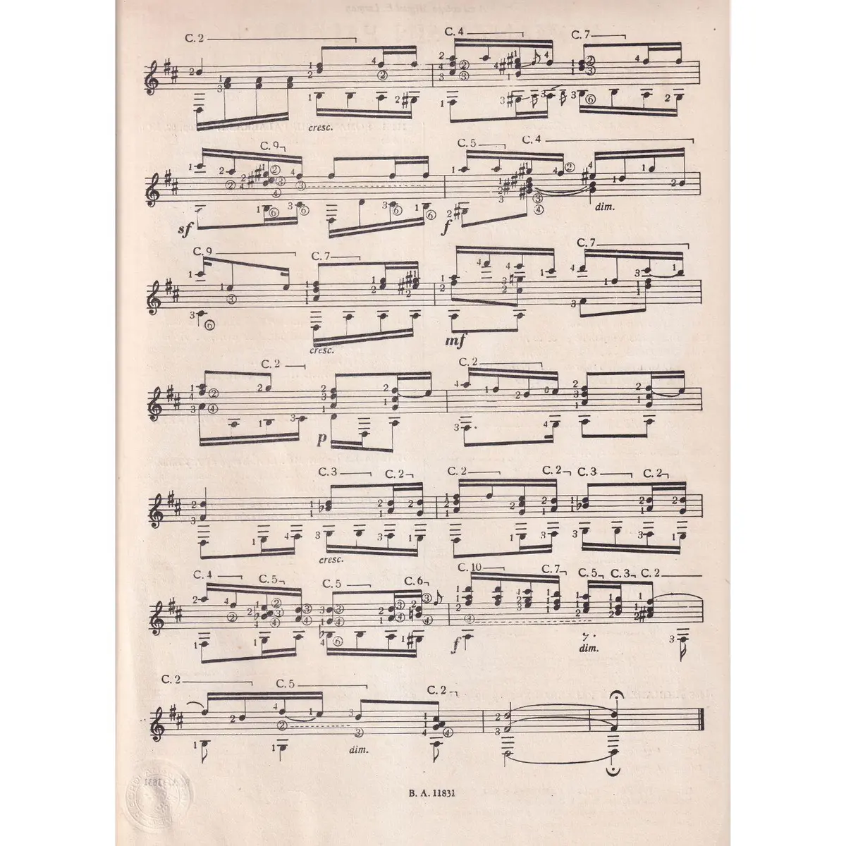 Romanza Sin Palabras - Op. 102 N.2  (Violão)