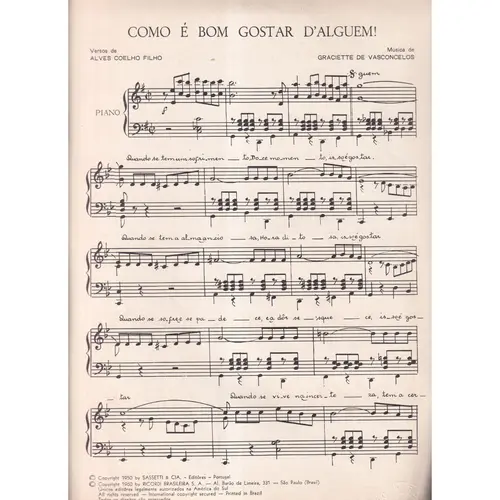 Como É Bom Gostar De Algém - Bolero  (Edição Antiga)