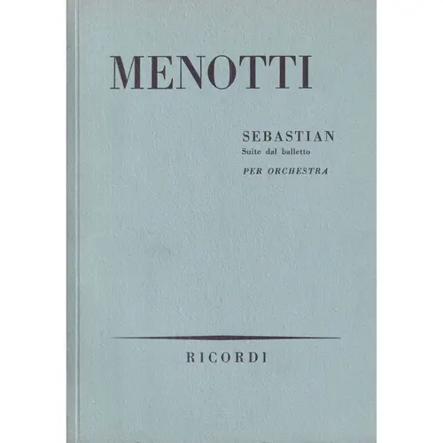 Sebastian - Suite Dal Balletto  ( study score )