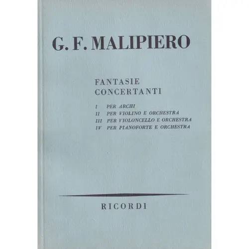 Fantasie Concertanti  ( study score )
