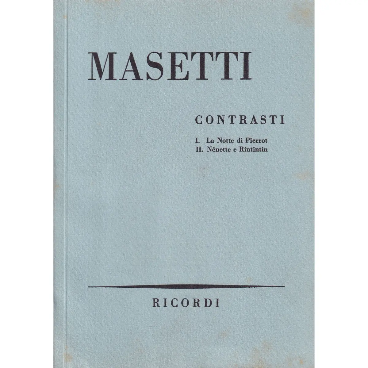 Contrasti  ( study score )