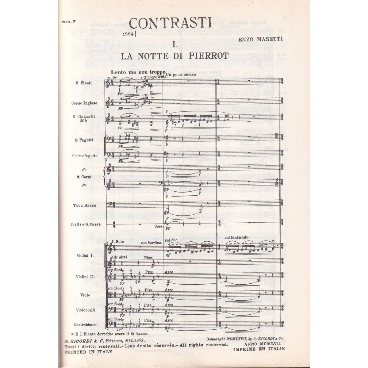 Contrasti  ( study score )