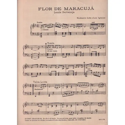 Flôr De Maracujá  (Edição Antiga)
