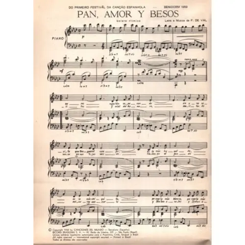 Pan, Amor Y Besos - Bolero Rítmico