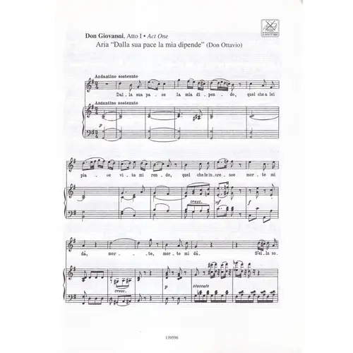 Arias for tenor - Mozart -  Cantolopera