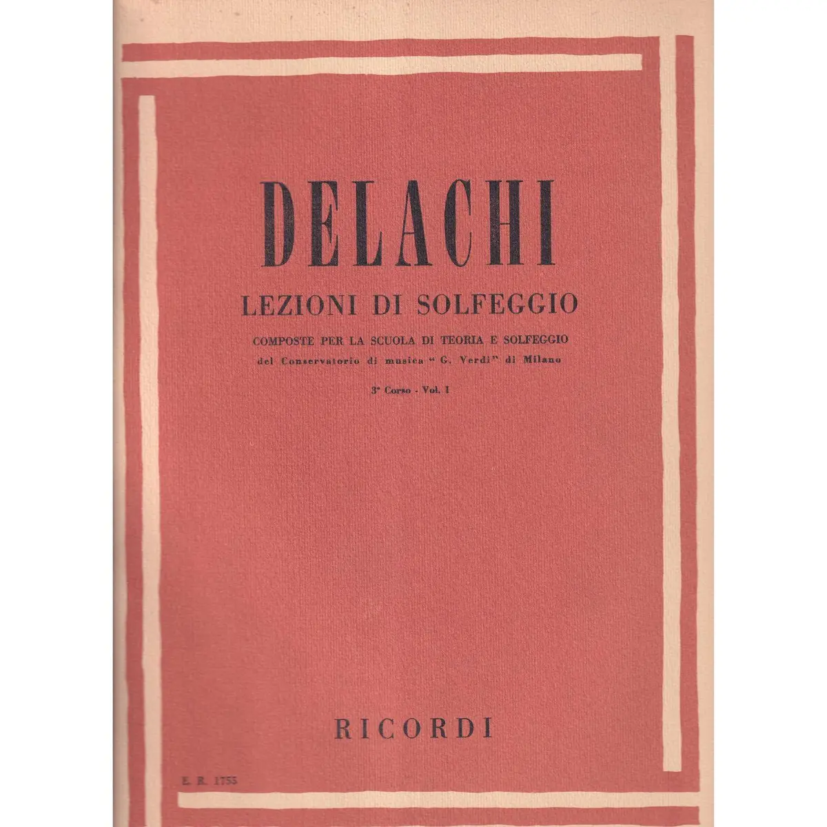 Lezioni di Solfeggio - Corso 3 - Vol.1