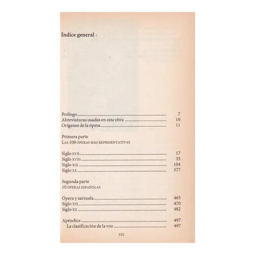 El libro de la opera