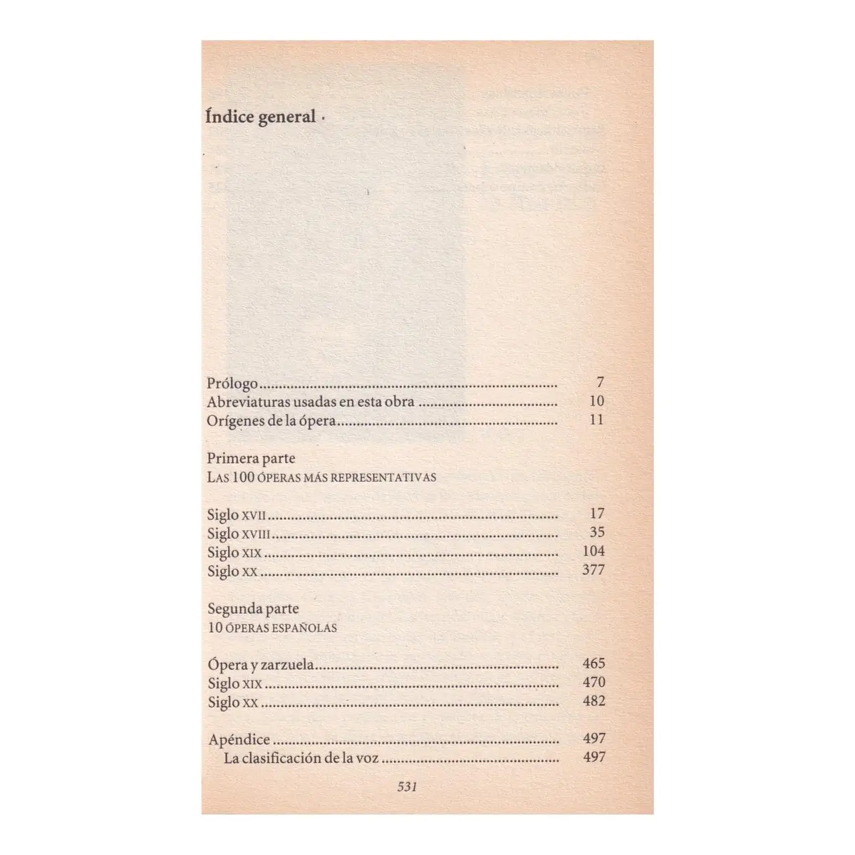 El libro de la opera