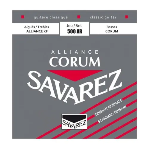 Encordoamento para Violão Nylon Savarez 500AR Alliance Corum - Tensão média