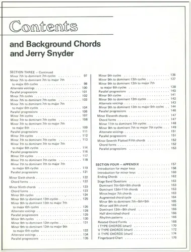 Jazz Guitar - Rhythm And Background Chords