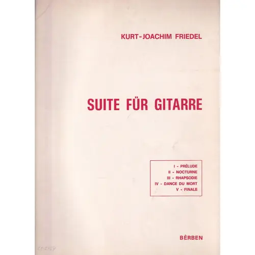 Suite Fur Guitarre