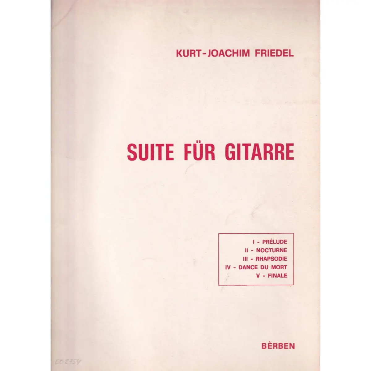 Suite Fur Guitarre