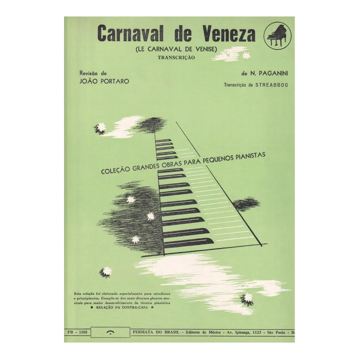 Carnaval De Veneza para piano