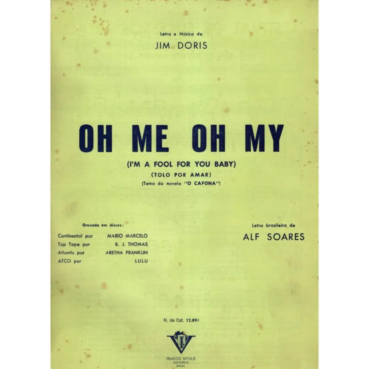 Oh Me Oh My  (Edição Antiga)