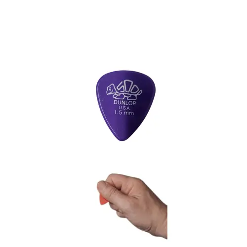Palheta Dunlop Delrin 500 1.5Mm Lilás