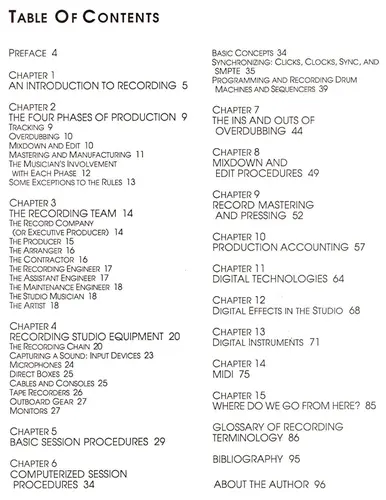 Recording Prodution Techniques For Musicians