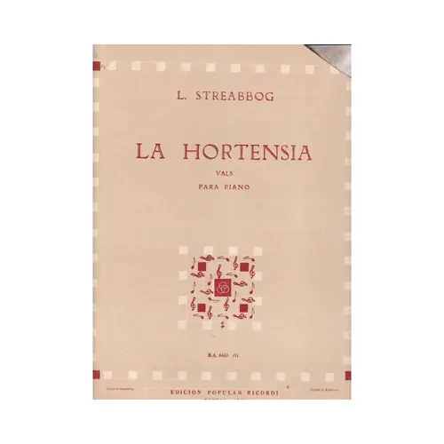 La Hortensia para piano - vals
