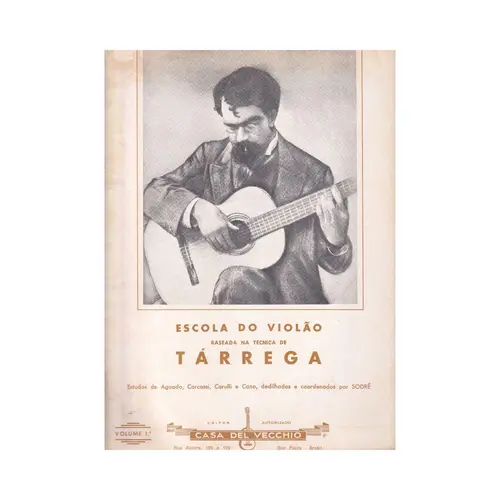Escola do violão baseada na tecnica de Tarrega - vol. 1