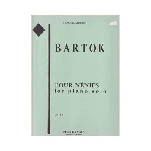 Four Nenies for piano - op. 8b