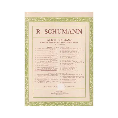 Harvest Song for piano (Ernteliedchen)