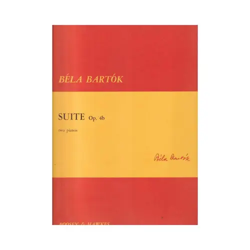 Suite op. 4b dois pianos