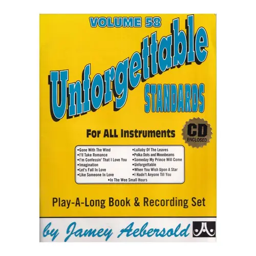 Ja058 - Unforgettable  - Jamey Aebersold Jazz