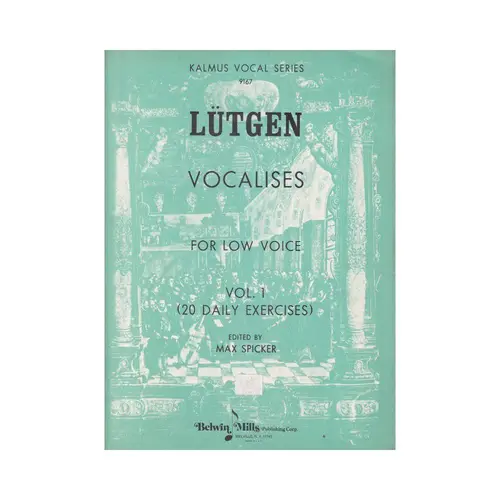 Vocalises for low voice vol. 1