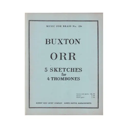 5 Sketches for 4 trombones