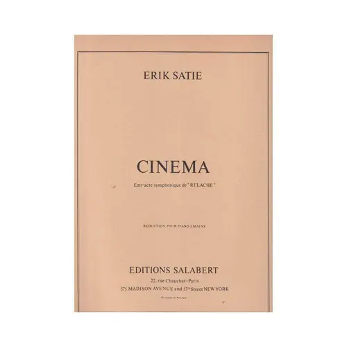 Cinema - Entr'acte symphonique de Relache