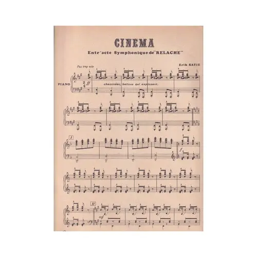 Cinema - Entr'acte symphonique de Relache