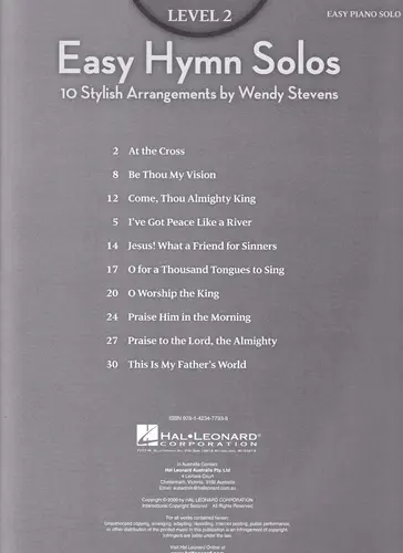 Easy Hymn Solos – level 2