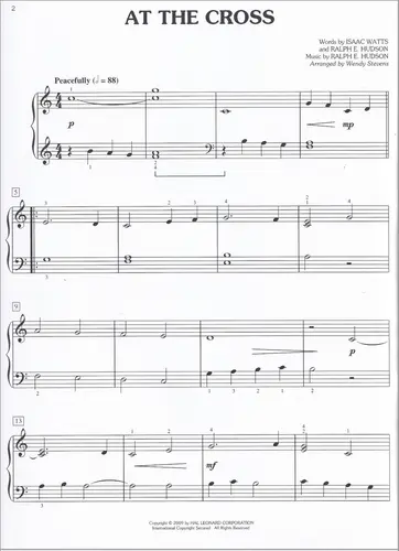 Easy Hymn Solos – level 2