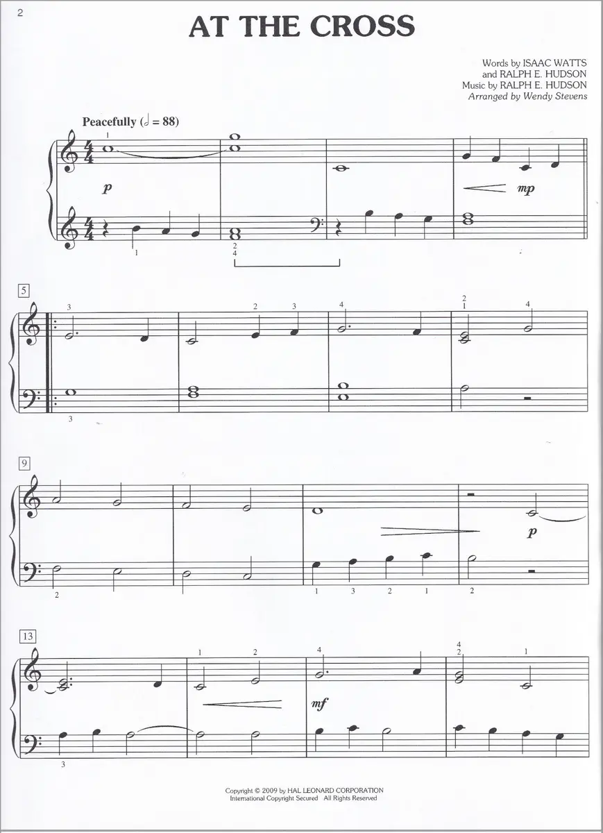 Easy Hymn Solos – level 2