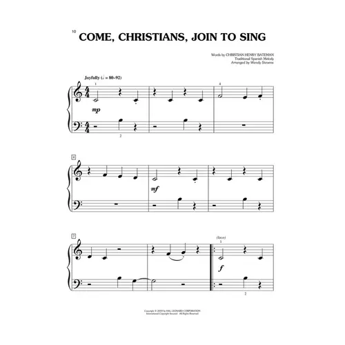 Easy hymn solos – level 1