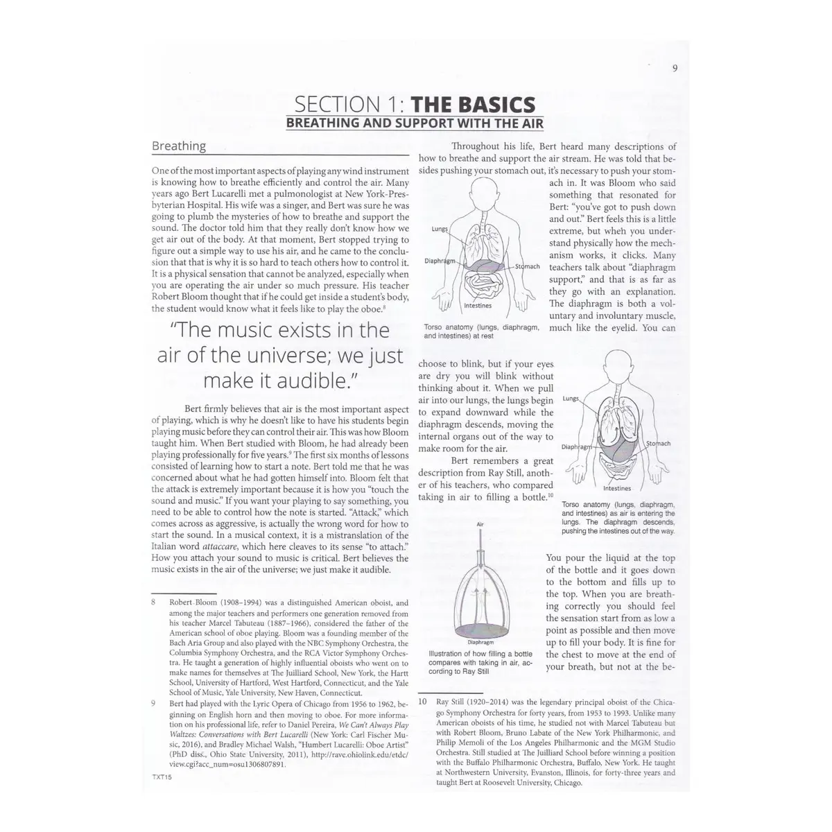 Relax and Take a Deep Breath: The Lucarelli Approach to Oboe Playing