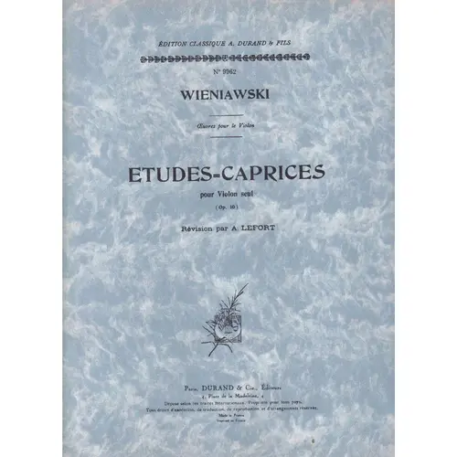 Etudes-Caprices - Op.10