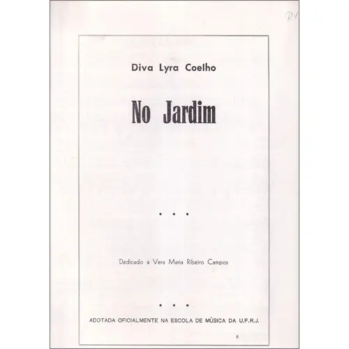 No Jardim