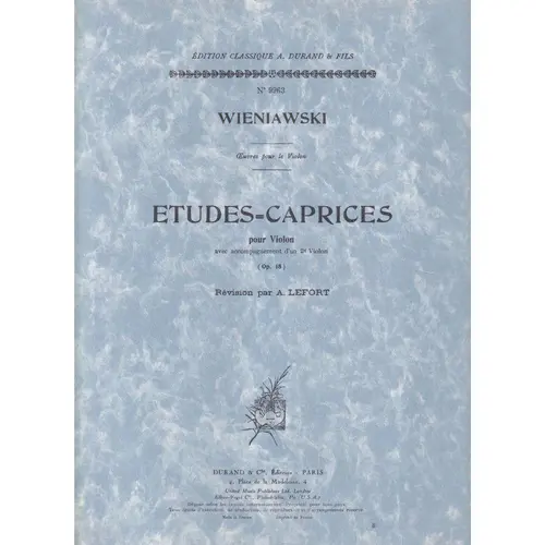 Etudes-Caprices - Op.18