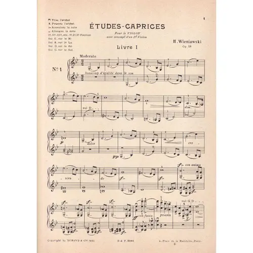 Etudes-Caprices - Op.18