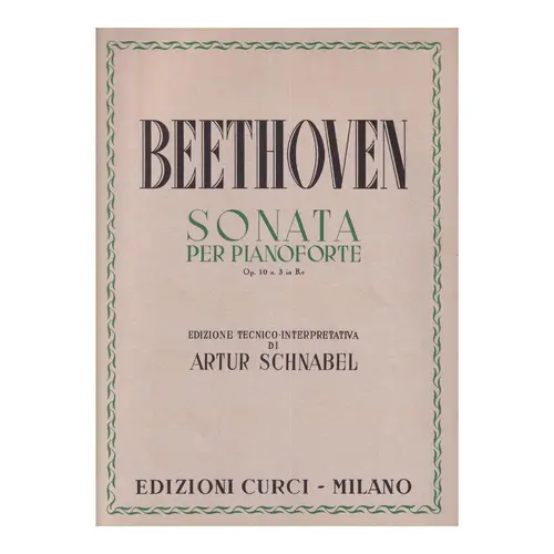 Sonata - Op.10 N.3 in Re - Rev.Schnabel
