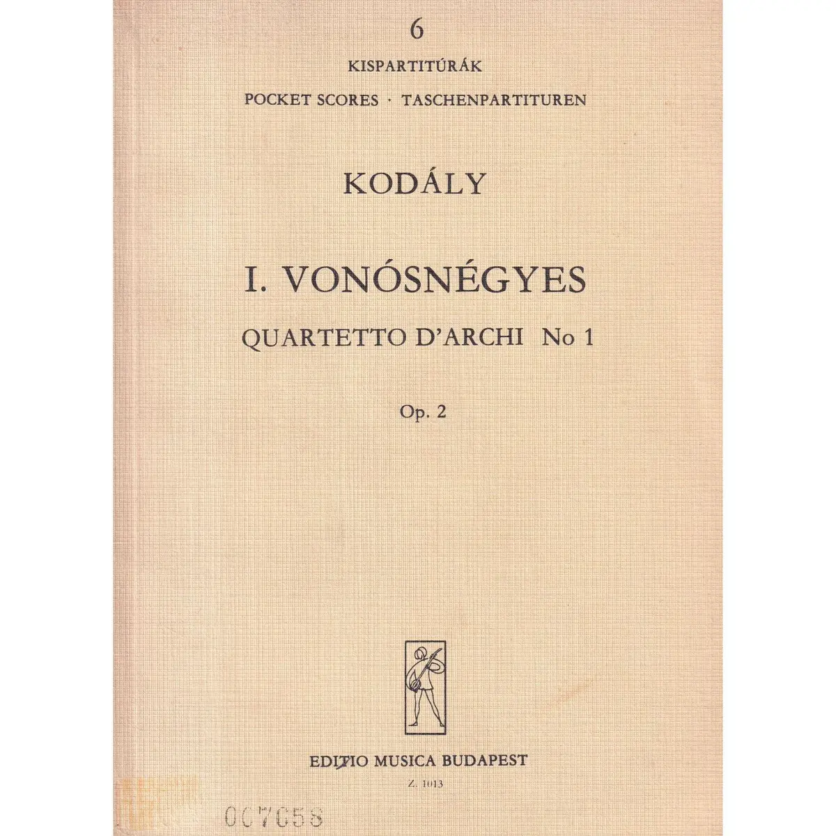 I.Vonosnegyes (Quarteto De Cordas N.1)