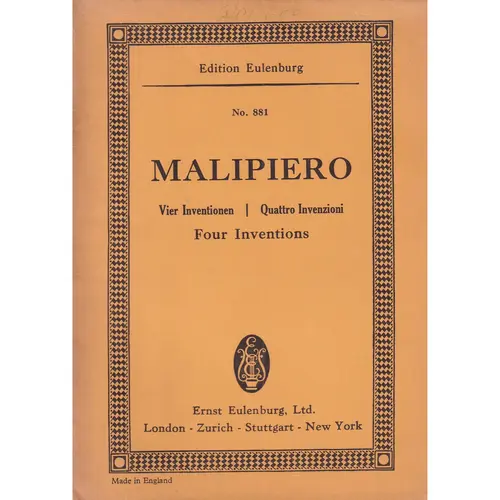 Four Inventions    Vier Inventionen