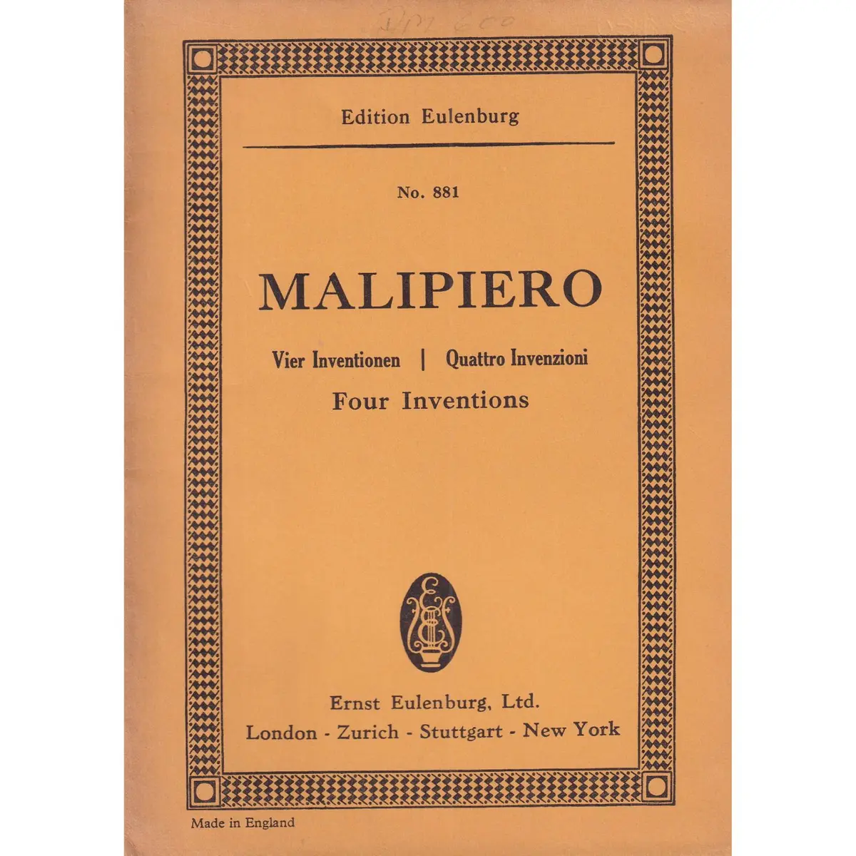 Four Inventions    Vier Inventionen