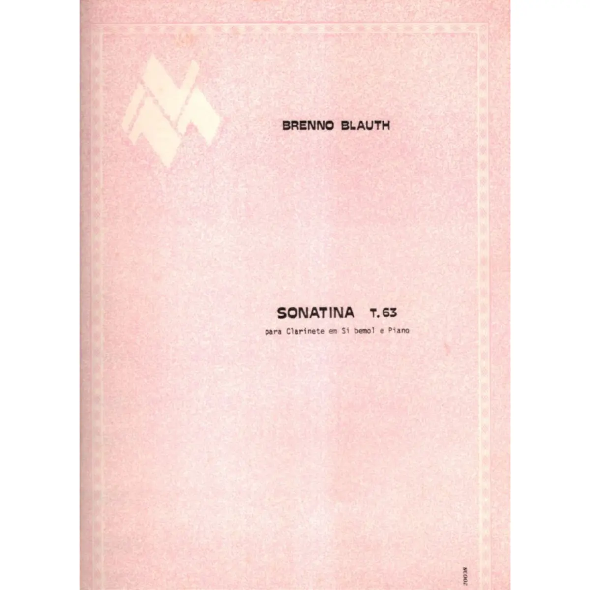 Sonatina T.63 Para Clarinete