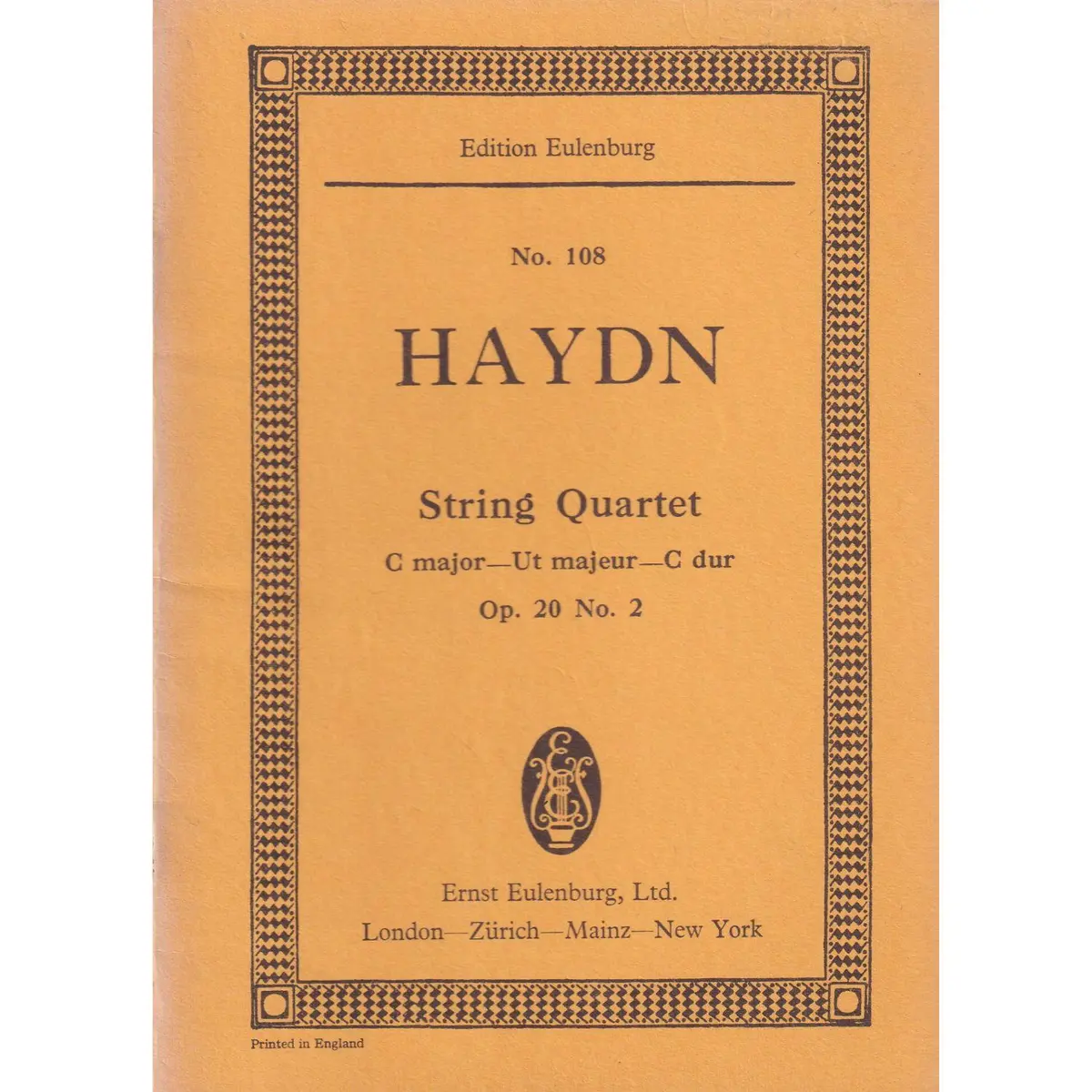 String Quartet C Major - Op.20 N.2