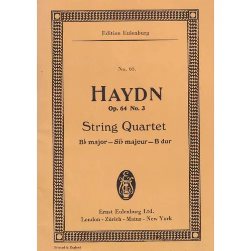 String Quartet Bb Major - Op.64 N.3