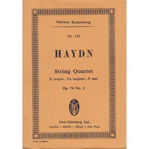 String Quartet F Major - Op.74 N.2
